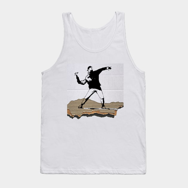 BANSKY art Tank Top by piksimp